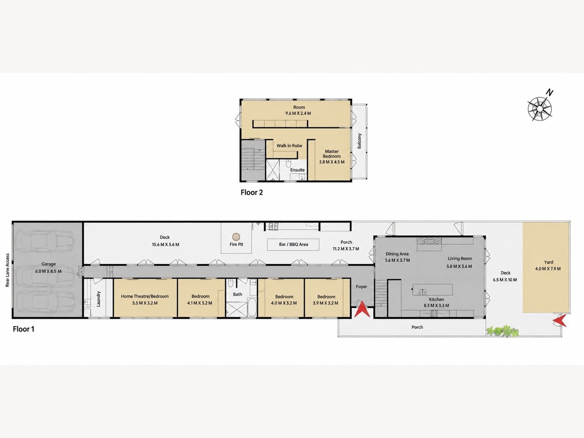 221 Mitchell Street, Stockton, floor plan